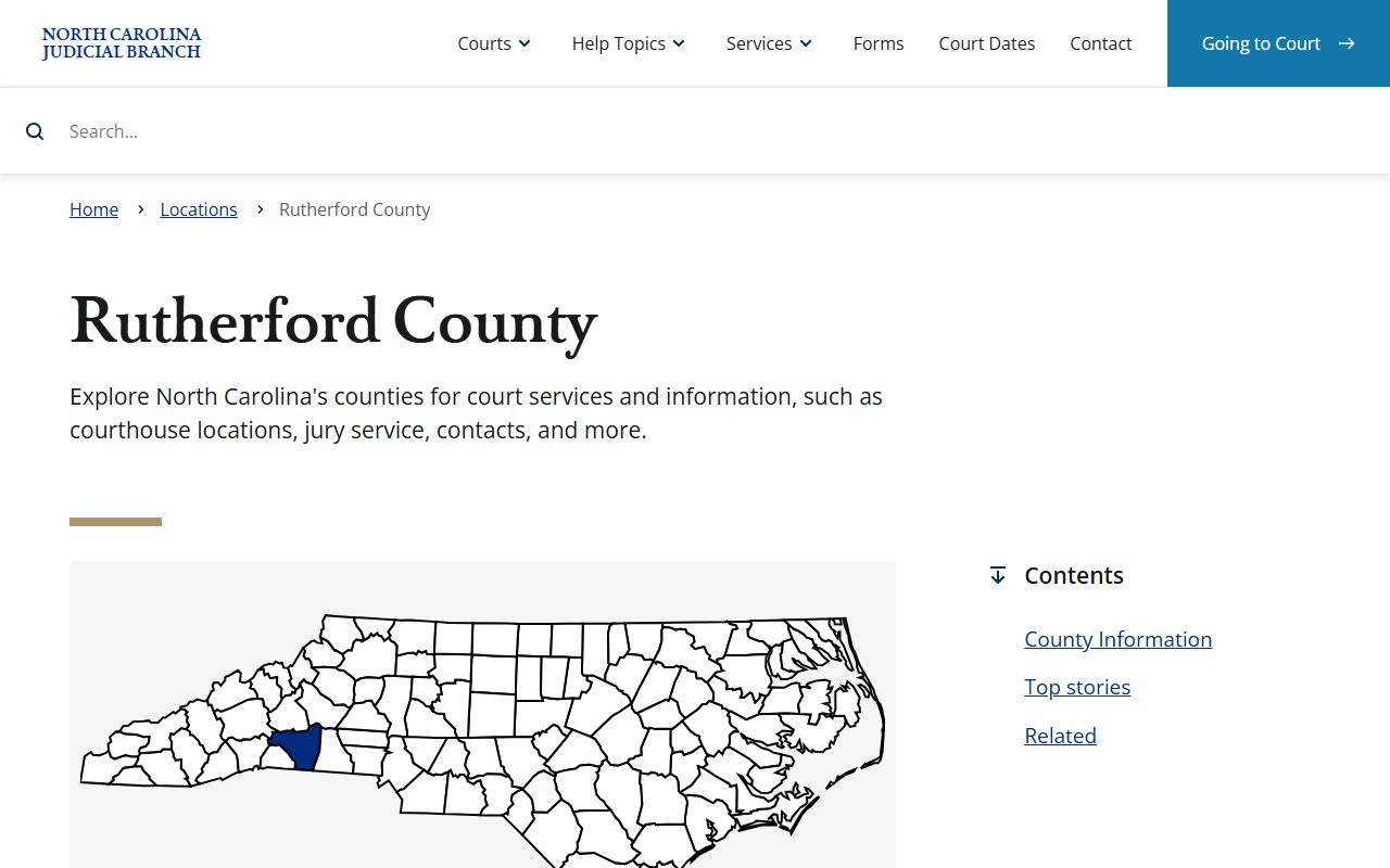 Rutherford County Sheriff and Clerk records access